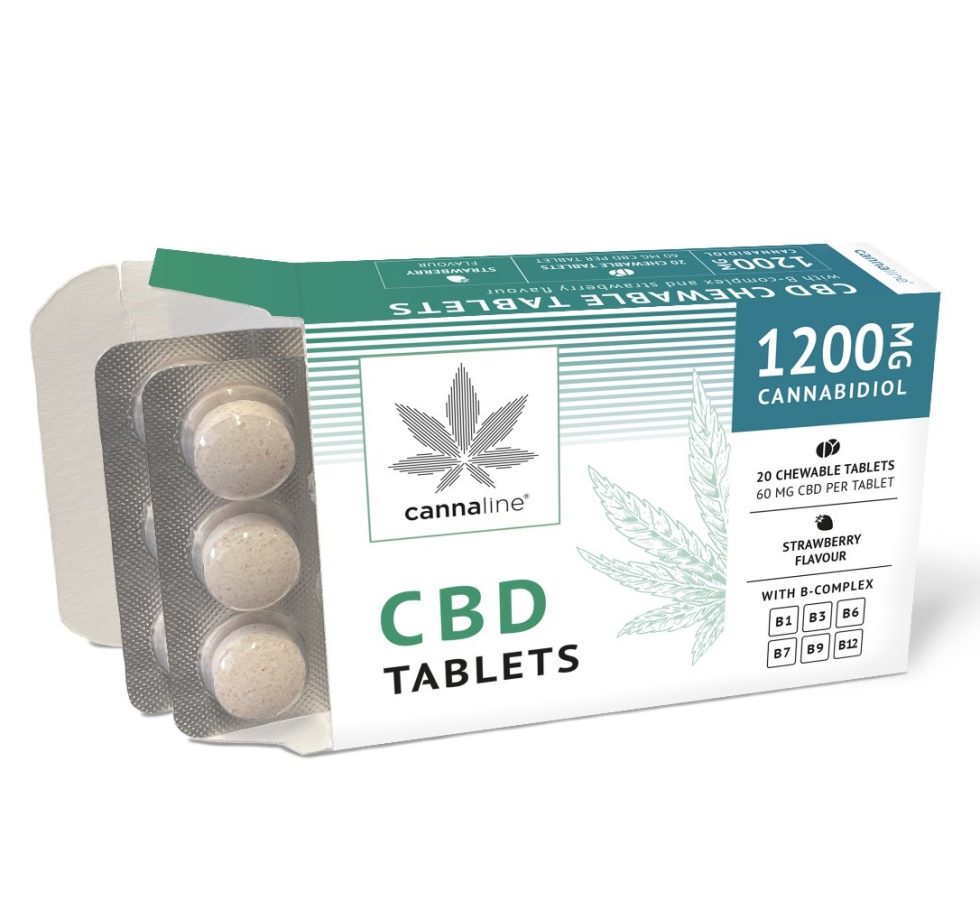 CBD tabletės